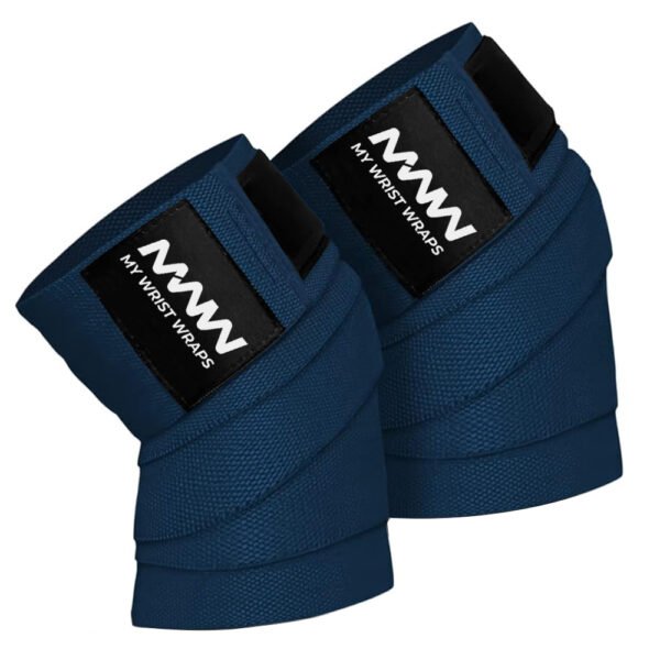 Zinc Blue Knee Wraps