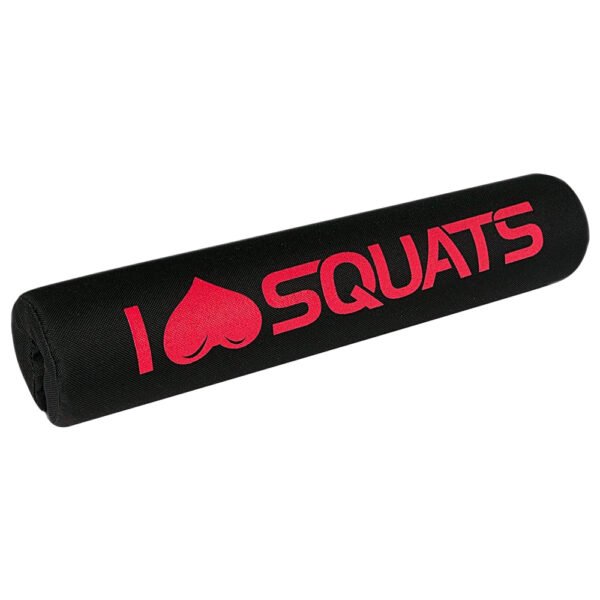 Black with Red Barbell Neck Pad