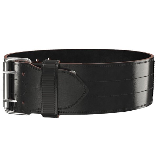 Shine Black Prong Buckle Power Belt