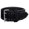 Black Prong Buckle Power Belt