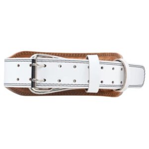 White Leather Belt