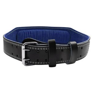 Black with Blue Leather Belt