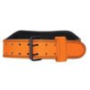 Orange Leather Belt